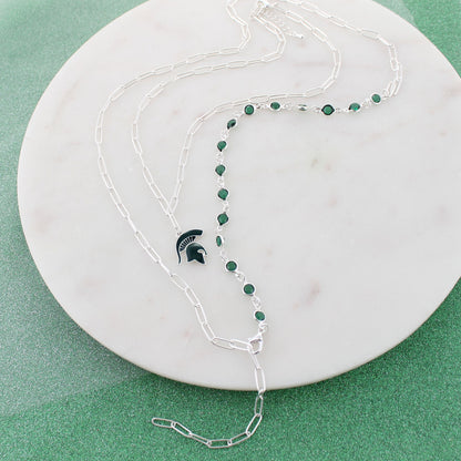 Michigan State Paperclip Chain Gift Set