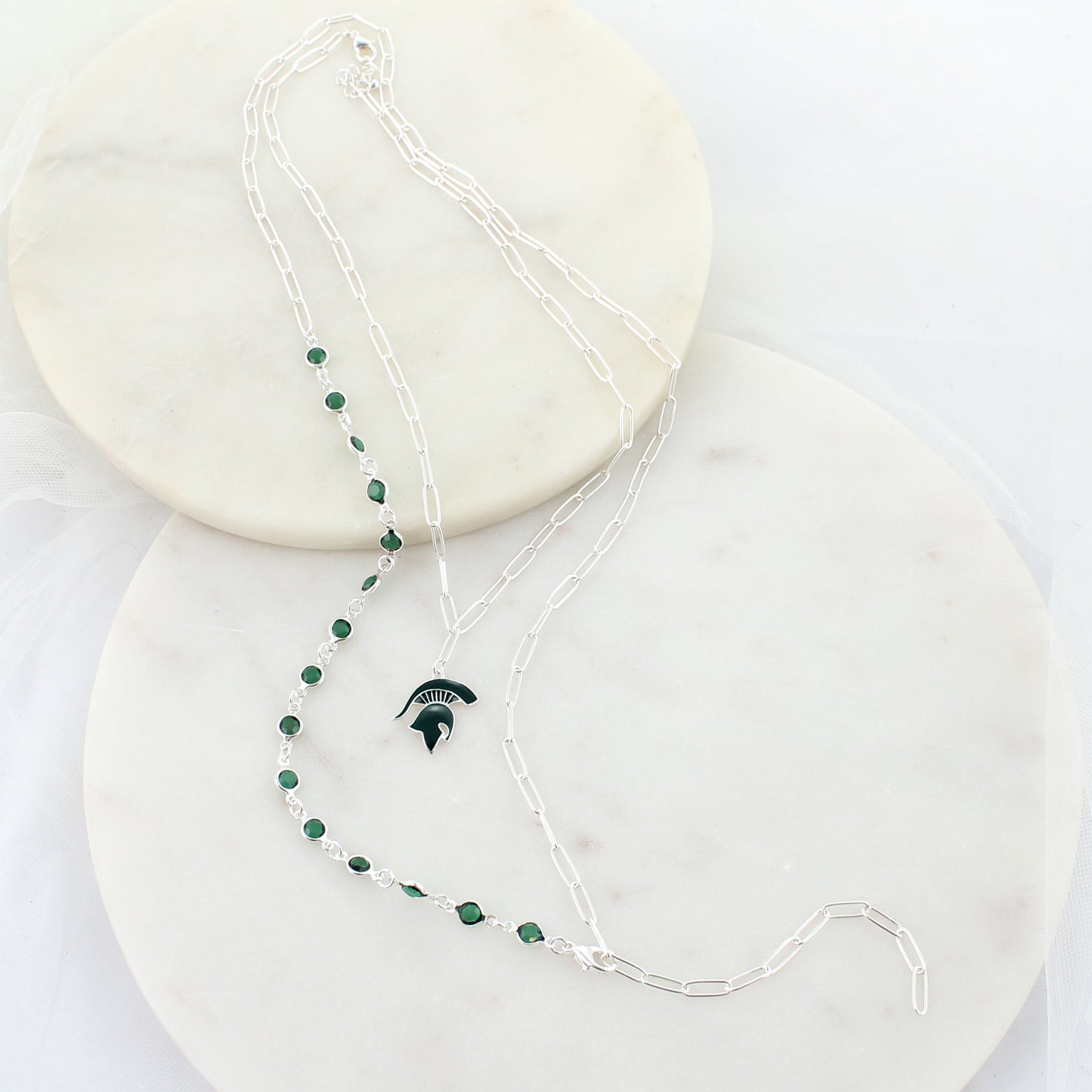 Michigan State Paperclip Chain Gift Set