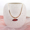 Mississippi Gold & Enamel Logo Necklace