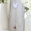 18 - 36” Mississippi Logo Disc & Slogan Cluster Convertible Necklace