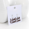 Mississippi State Slogan Earrings