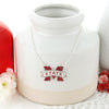 Mississippi State Crystal Logo Necklace
