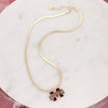 Mississippi State Gold & Enamel Logo Necklace
