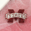 Mississippi State Crystal Logo Pin