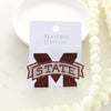 Mississippi State Crystal Logo Pin