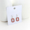 Ohio State Enamel Logo Earrings