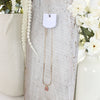 18” Ohio State Gold & Enamel Logo Necklace