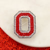 Ohio State Crystal Logo Convertible Pin/Pendant