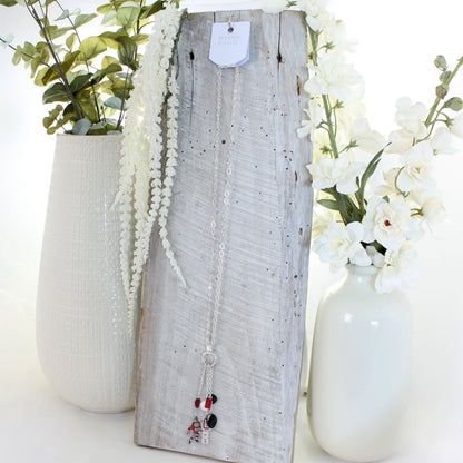 Ohio State Cluster Necklace
