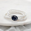 Penn State Glitter Enamel Logo Stretch Bracelet Set