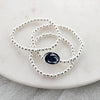 Penn State Glitter Enamel Logo Stretch Bracelet Set