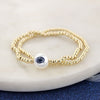 Penn State Gold & Pearl Logo Stretch Bracelet Set