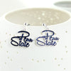 Penn State Slogan Earrings