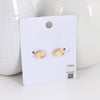 Penn State Shiny Gold Logo Stud Earrings