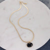 Penn State Gold & Enamel Logo Necklace