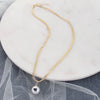 18" Penn State Gold & Pearl Logo 3-Strand Necklace