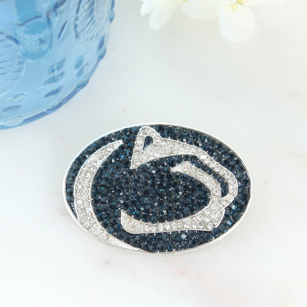Penn State Crystal Logo Convertible Pin/Pendant