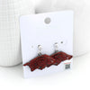 Arkansas Crystal Logo Earrings