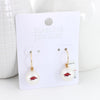 Arkansas Pearl Logo Hoop Earrings