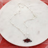 Arkansas Glitter Enamel Logo Necklace