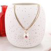 18" Texas A&M Gold & Pearl Logo 3-Strand Necklace