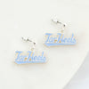 North Carolina Slogan Earrings