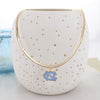 North Carolina Gold & Enamel Logo Necklace