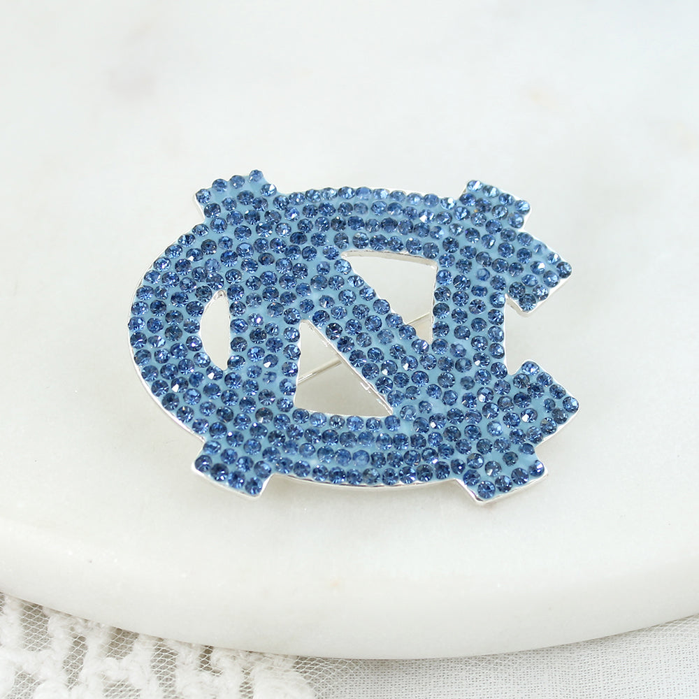 North Carolina Crystal Logo Convertible Pin/Pendant