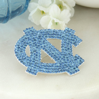 North Carolina Crystal Logo Convertible Pin/Pendant