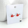 Texas Tech Enamel Logo Stud Earrings