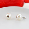 Texas Tech Logo Pearl Stud Earrings