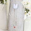 18” Texas Tech Gold & Enamel Logo Necklace