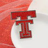 Texas Tech Crystal Logo Pin