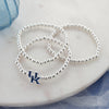 Kentucky Glitter Enamel Logo Stretch Bracelet Set