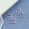 Kentucky Crystal Logo Earring
