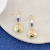 Kentucky Gold & Tube Bead Earrings