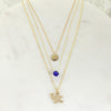 16” - 20” Kentucky Matte Gold Logo Trio Necklace Set