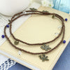 Kentucky Wood Bead Stretch Necklace/Bracelet