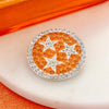Tennessee Tri-Star Crystal Logo Pin