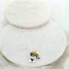 18 - 36” West Virginia Logo Disc & Slogan Cluster Convertible Necklace