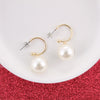 South Carolina Pearl Logo Hoop Earrings