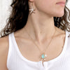 Crystal Starfish Earrings