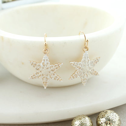 Gold Rustic Snowflake Gift Set