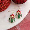 Vintage Crystal Ornament Earrings