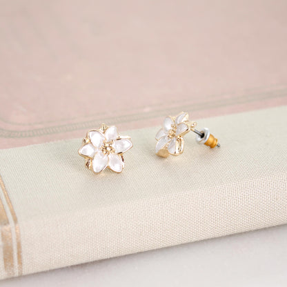 Easter Lily Stud Earrings