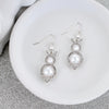 Pearl & Crystal Easter Bunny Earrings