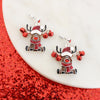 Jingle Bell Reindeer Christmas Earrings