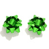 Green Christmas Bow Earrings