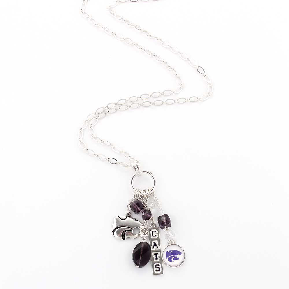 Kansas State Cluster Necklace