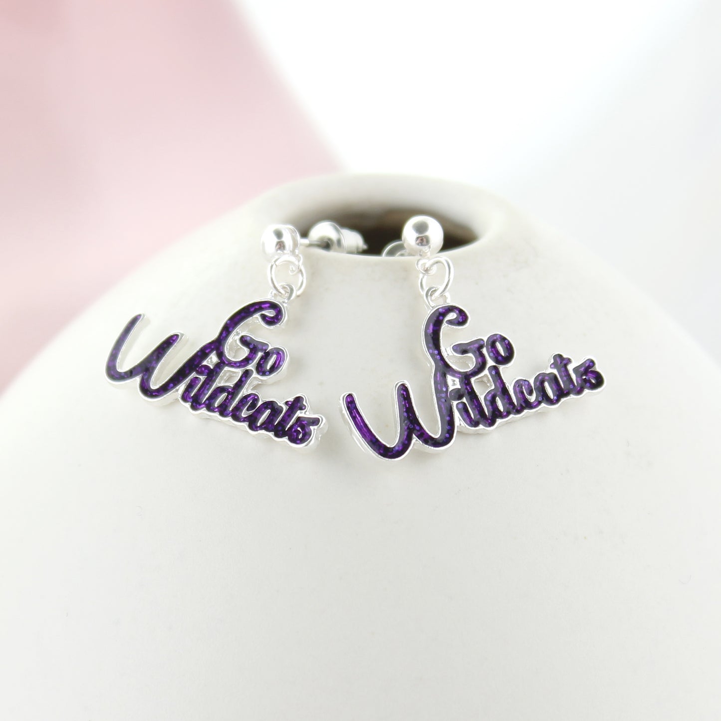 Kansas State Slogan Earrings